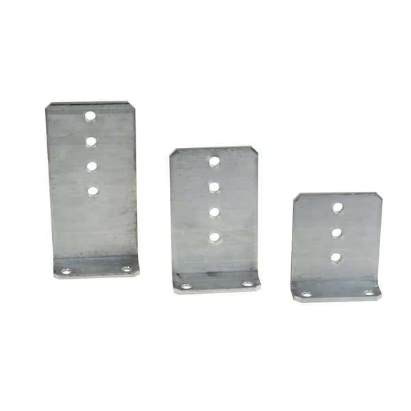 C.E. Smith Vertical Bunk Brkt, 5 in. x 8 in., Alum, UPC Label 10161A40 - main